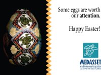 Medasset 2014 Sea Turtle Easter Card Artwork by Pysanky By So Jeo   Medasset's  2014 Easter Card Hawaiian Themed Easter Egg Green Sea Turtles Artwork by Pysanky By So Jeo       google_ad_client = "ca-pub-5949678472174861"; /* Gallery Photo Small */ google_ad_slot = "5716546039"; google_ad_width = 320; google_ad_height = 50; //-->    src="//pagead2.googlesyndication.com/pagead/show_ads.js"> : easter egg mediterranean associtiation save sea turtles green ocean pysanky by sojeo art media batik flagship species conservation marine coastal biotopes protection UK Greece scientific research non profit environment awareness education